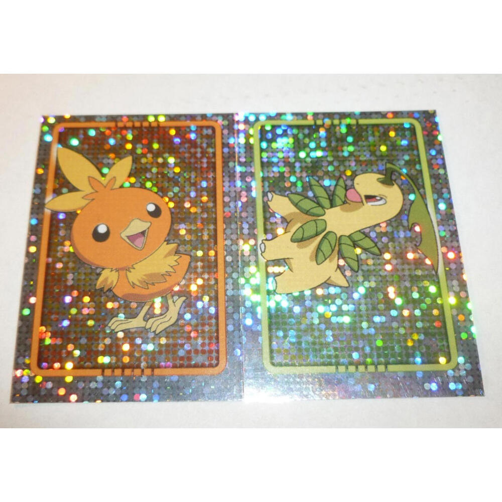 POKEMON ULTIMATE STICKER MERLIN 2005 HOLO BAYLEEF 153 TORCHIC 255 Mint